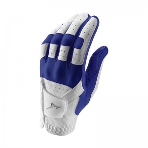 Mizuno Stretch Glove Left Hand Handsker Herre Hvide Kongeblå | Danmark M0912SA