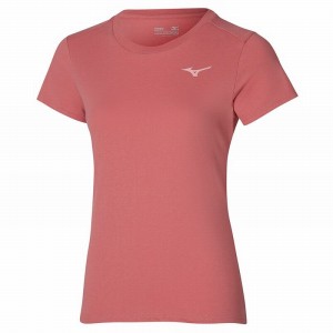 Mizuno Tee T Shirts Dame Koral | Danmark M2548LN