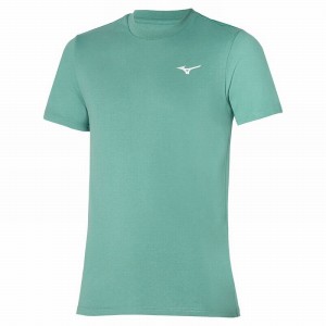 Mizuno Tee T Shirts Herre Blå | Danmark M1804TE