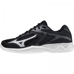 Mizuno Thunder Blade 3 Håndboldsko Dame Sort Hvide | Danmark M0613DN