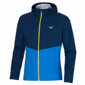 Mizuno Vandtætte 20K ER Jakker Herre Indigo | Danmark M3978FG