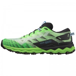 Mizuno Wave Daichi 7 Trail Løbesko Herre Grøn Blå | Danmark M2468WZ