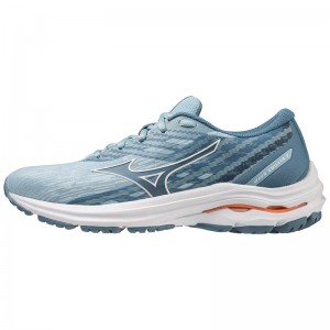 Mizuno Wave Equate 7 Løbesko Dame Hvide Lyseorange | Danmark M4519UJ