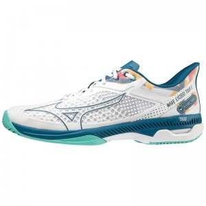 Mizuno Wave Exceed Tour 5 AC Tennissko Dame Turkis | Danmark M6950KJ