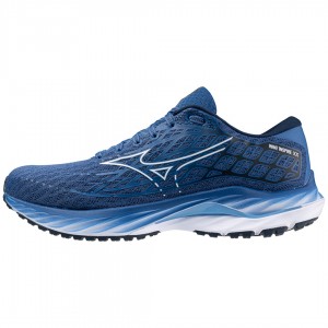 Mizuno Wave Inspire 20 Brede Løbesko Herre Blå | Danmark M4018SM