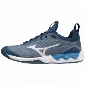 Mizuno Wave Luminous 2 Volleyballsko Dame Blå | Danmark M4863DU