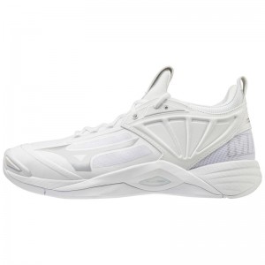 Mizuno Wave Momentum 2 Volleyballsko Herre Hvide Sølv | Danmark M8679LN