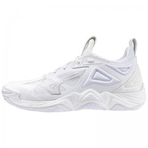 Mizuno Wave Momentum 3 Volleyballsko Dame Hvide Sølv | Danmark M5670SA