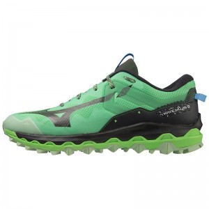 Mizuno Wave Mujin 9 Trail Løbesko Herre Sort Blå | Danmark M3106JF