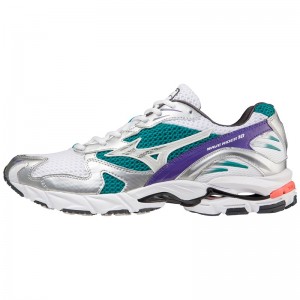 Mizuno Wave Rider 10 Sneakers Dame Hvide Sølv | Danmark M9251FY