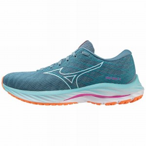 Mizuno Wave Rider 26 Løbesko Dame Brune Hvide Lyseorange | Danmark M0794TU