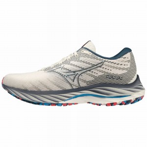 Mizuno Wave Rider 26 Løbesko Dame Sølv | Danmark M0531ZC