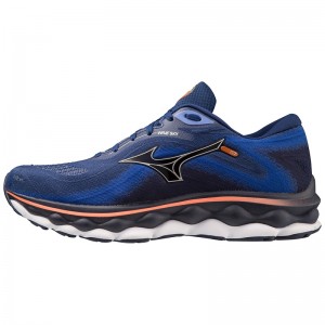 Mizuno Wave Sky 7 Løbesko Herre Sølv | Danmark M0843VJ