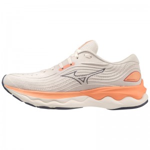 Mizuno Wave Skyrise 4 Løbesko Dame Hvide | Danmark M0263WX