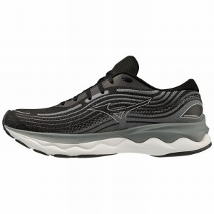 Mizuno Wave Skyrise 4 Løbesko Herre Sort Hvide | Danmark M8360IR