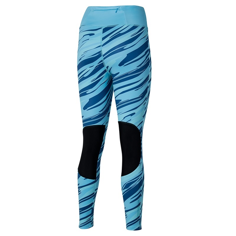 Mizuno 7/8 Printed Tights Dame Blå | Danmark M7931TQ