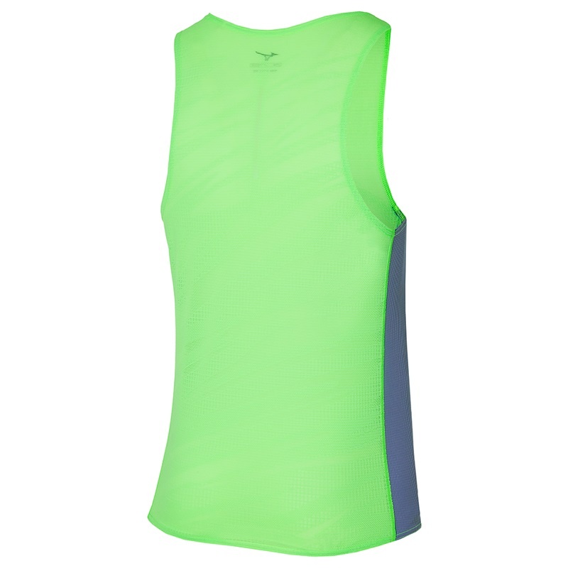 Mizuno Aero Tank Tank Top Herre Lysegrøn | Danmark M6419MD