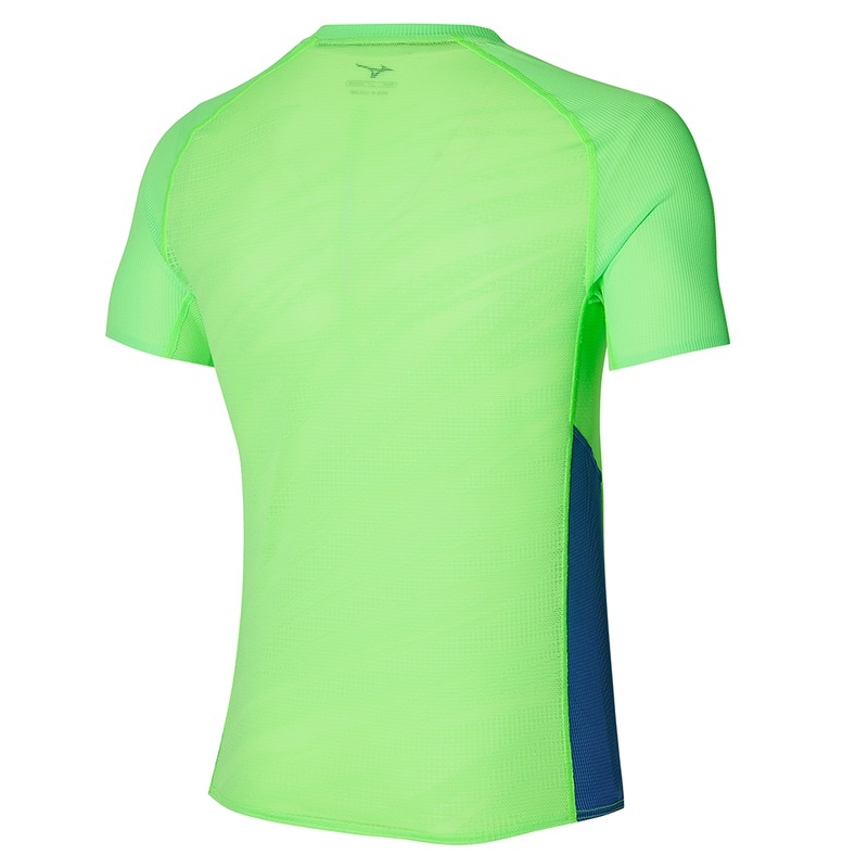 Mizuno Aero Tee T Shirts Herre Lysegrøn | Danmark M4276AO