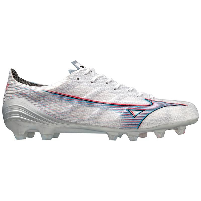 Mizuno Alpha Elite Fodboldstøvler Herre Hvide Rød | Danmark M2356PR