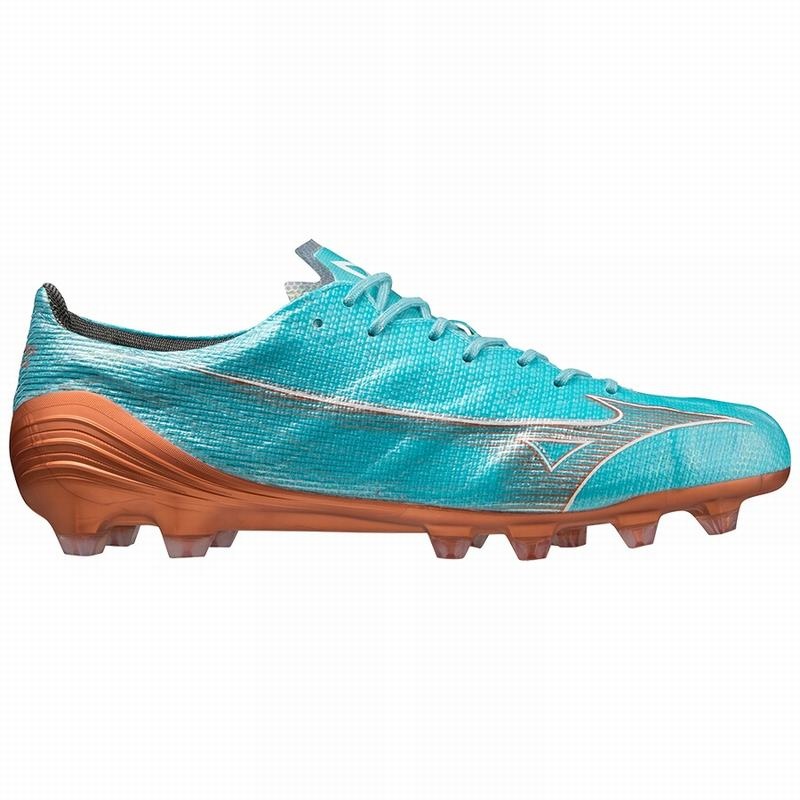 Mizuno Alpha Japan Fodboldstøvler Dame Blå Guld | Danmark M0179ZN