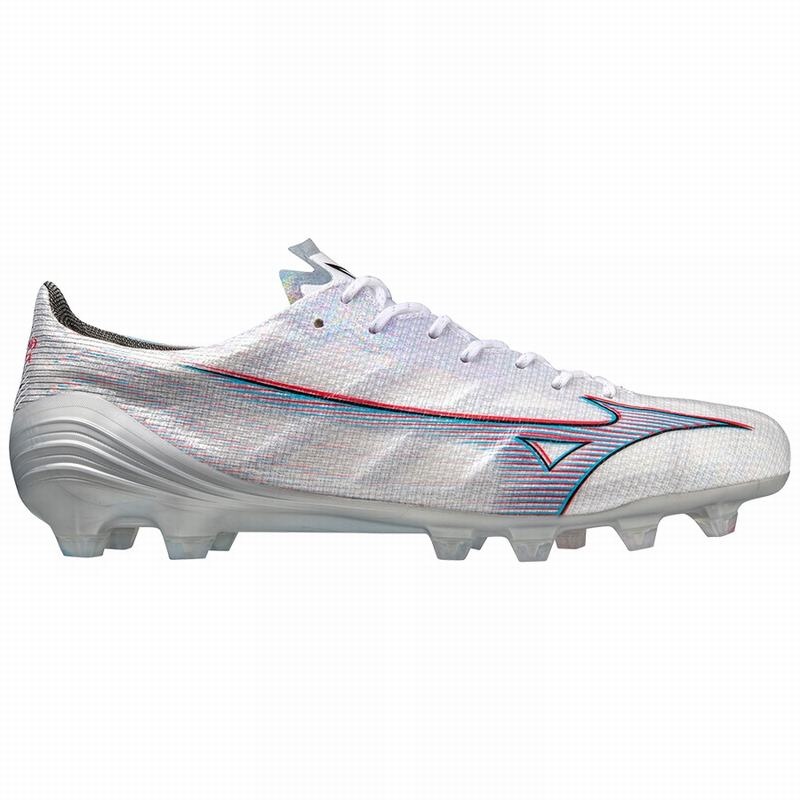 Mizuno Alpha Japan Fodboldstøvler Herre Hvide Rød | Danmark M3769ZI