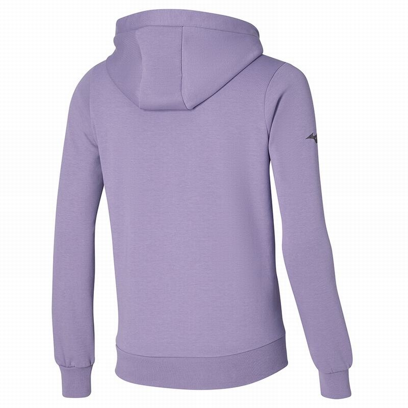 Mizuno Athletics Grafisk Hoody Toppe Dame Lilla | Danmark M5769UP