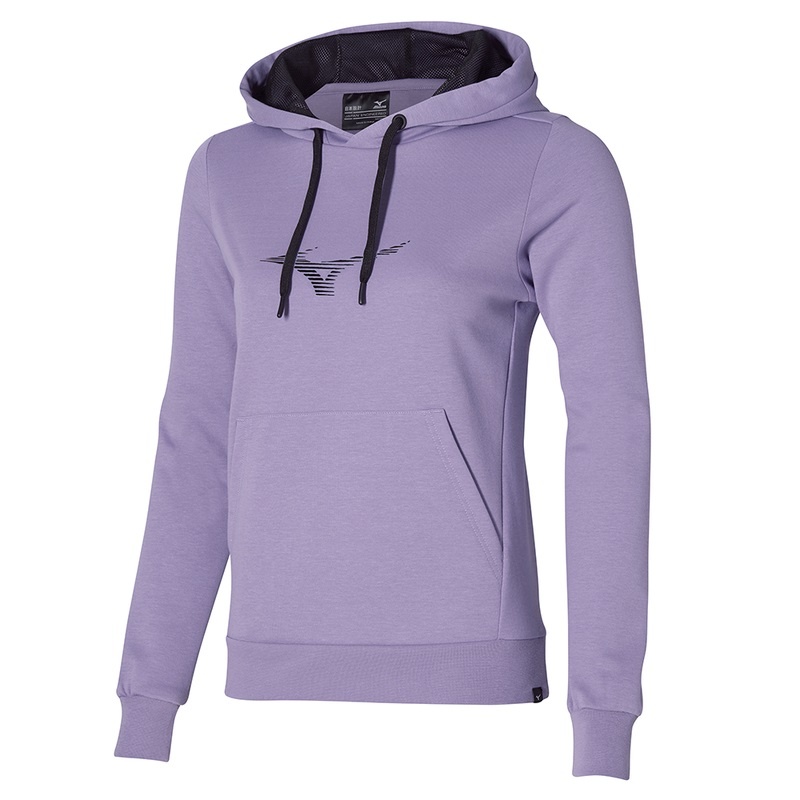 Mizuno Athletics Grafisk Hoody Toppe Dame Lilla | Danmark M5769UP