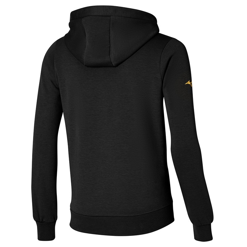 Mizuno Athletics Grafisk Hoody Toppe Dame Sort | Danmark M4628JV