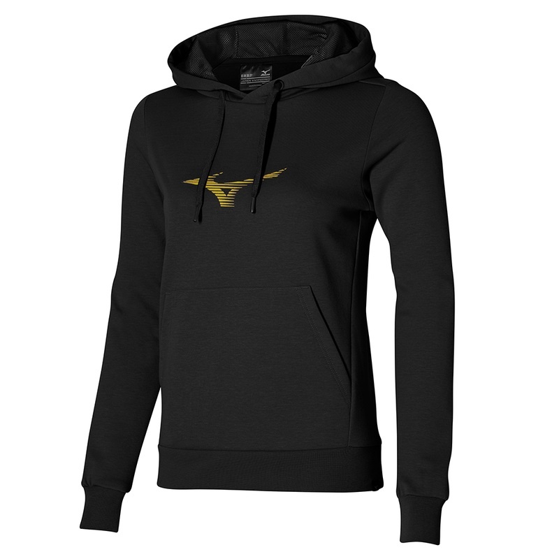 Mizuno Athletics Grafisk Hoody Toppe Dame Sort | Danmark M4628JV