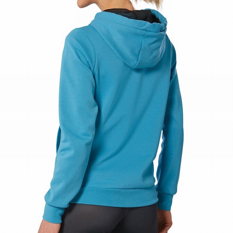 Mizuno Athletics Grafisk Hoody Toppe Dame Blå | Danmark M3297DS