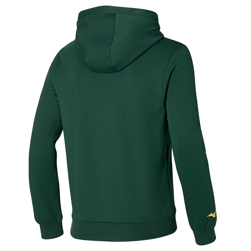 Mizuno Athletics Grafisk Hoody Toppe Herre Grøn | Danmark M1593BU