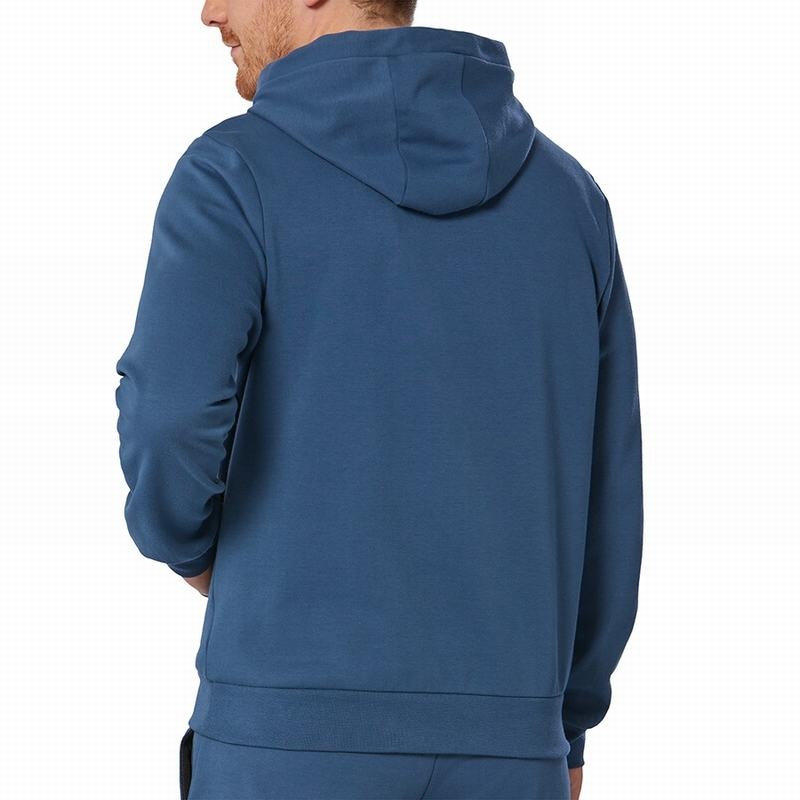 Mizuno Athletics Grafisk Hoody Toppe Herre Blå | Danmark M9250YG