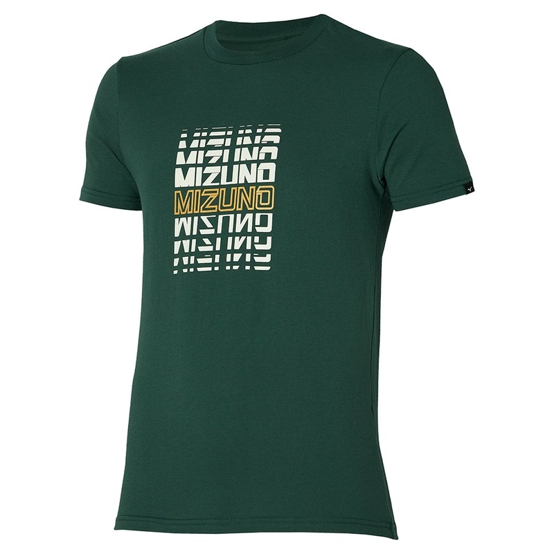 Mizuno Athletics Mizuno Tee T Shirts Herre Grøn | Danmark M6485EF