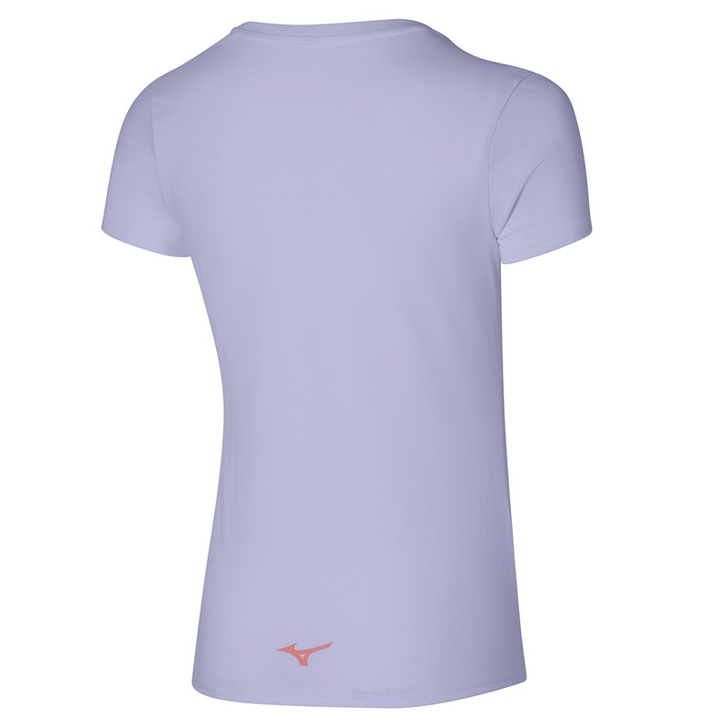 Mizuno Athletics RB Tee T Shirts Dame Lilla | Danmark M7092SV