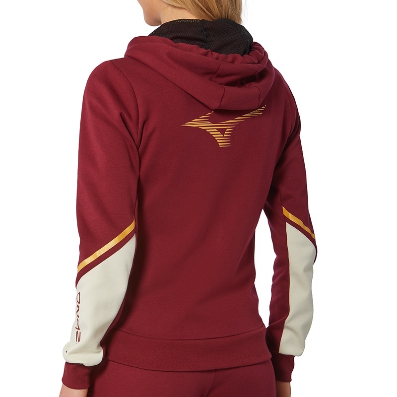 Mizuno Athletics Sweat Jakker Dame Rød | Danmark M4910PR