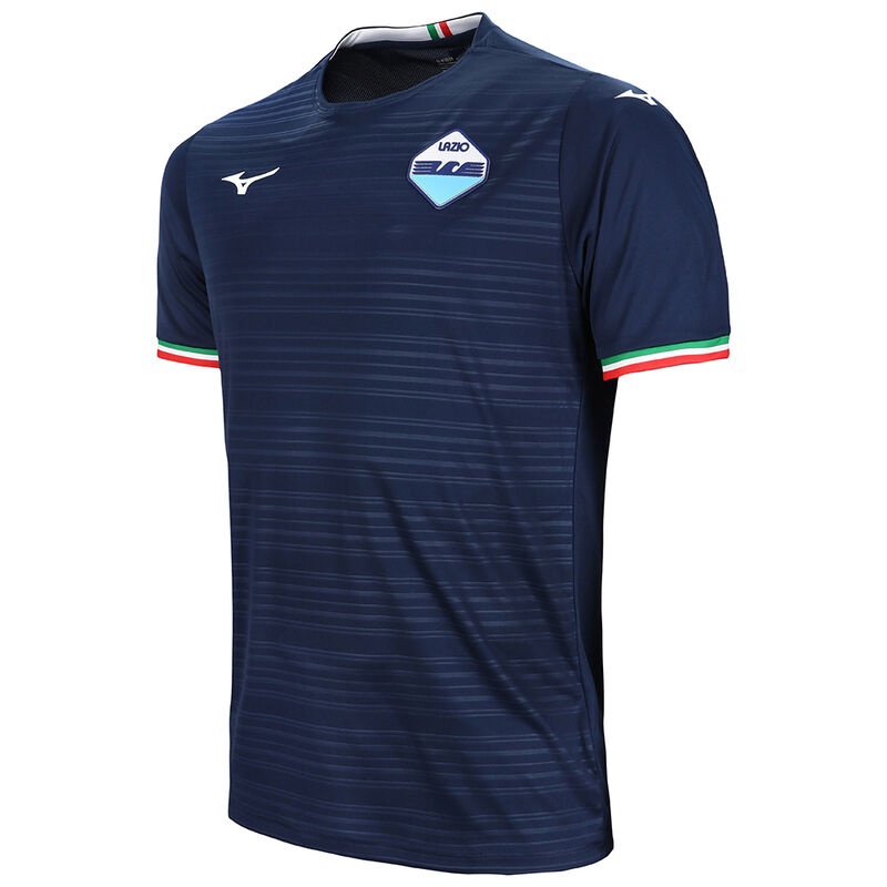 Mizuno Away SS Jersey Lazio M Jersey Herre Mørkeblå | Danmark M1236EY