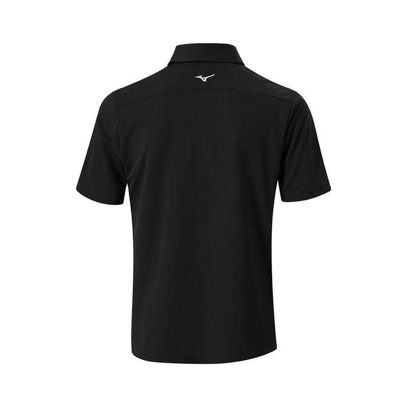 Mizuno Breath Thermo Grafisk Polo Herre Sort | Danmark M0475EP