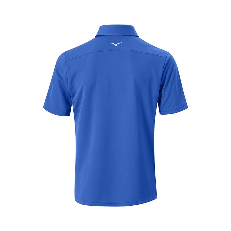 Mizuno Breath Thermo Grafisk Polo Herre Blå | Danmark M4893DJ