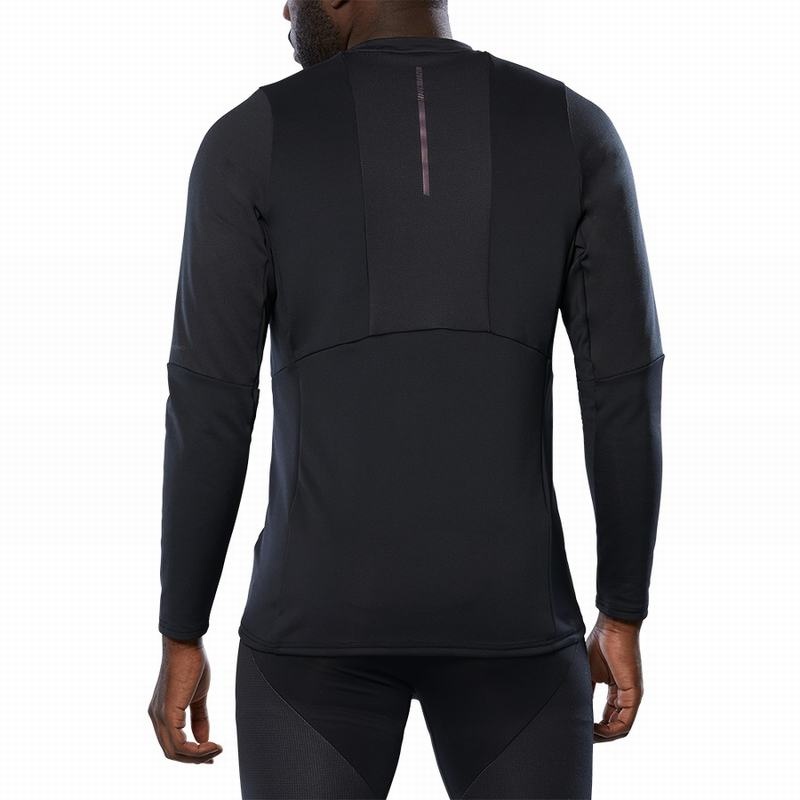 Mizuno Breath Thermo Long Sleeve Toppe Herre Sort | Danmark M0814TO