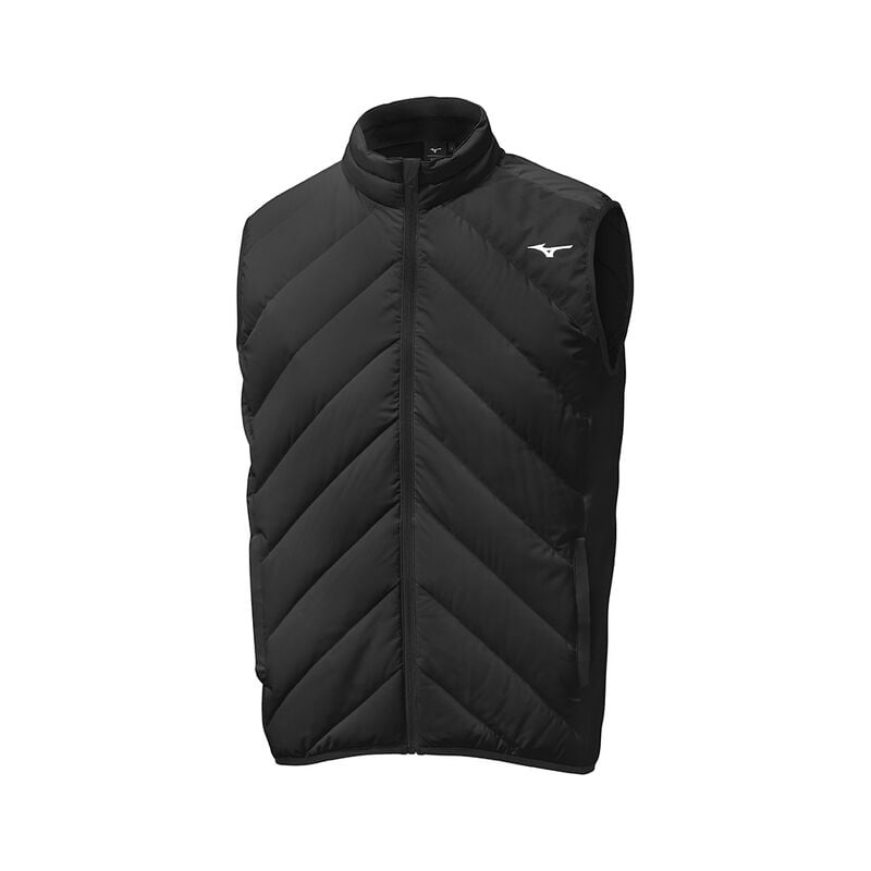 Mizuno Breath Thermo Move Down Gilet Jakker Herre Sort | Danmark M9762QA