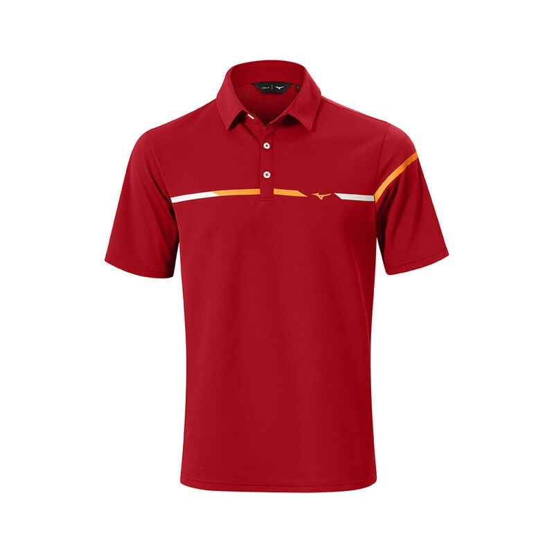 Mizuno Breath Thermo St Polo Herre Rød | Danmark M4625ZG