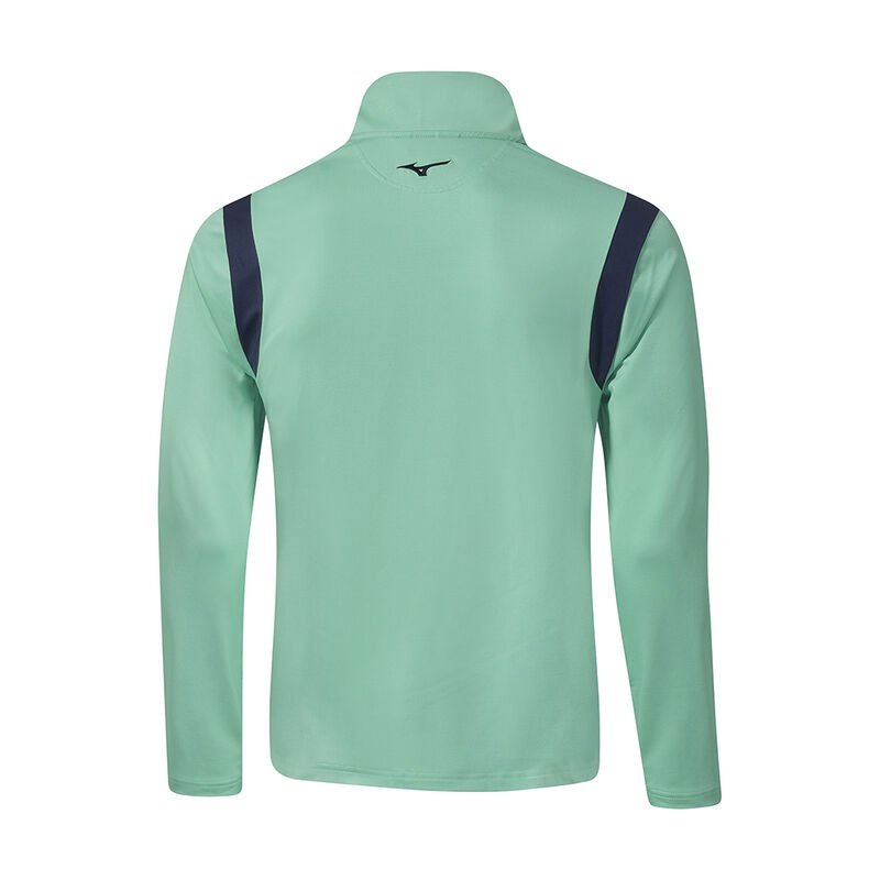 Mizuno Breeze Elite 1/4 Zip Toppe Herre Grøn | Danmark M7624FR