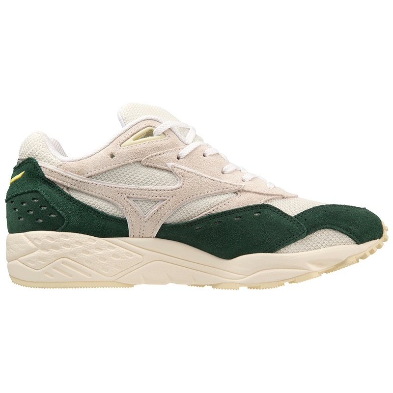 Mizuno Contender Sneakers Dame Hvide Hvide Dyb Grøn | Danmark M7306IZ