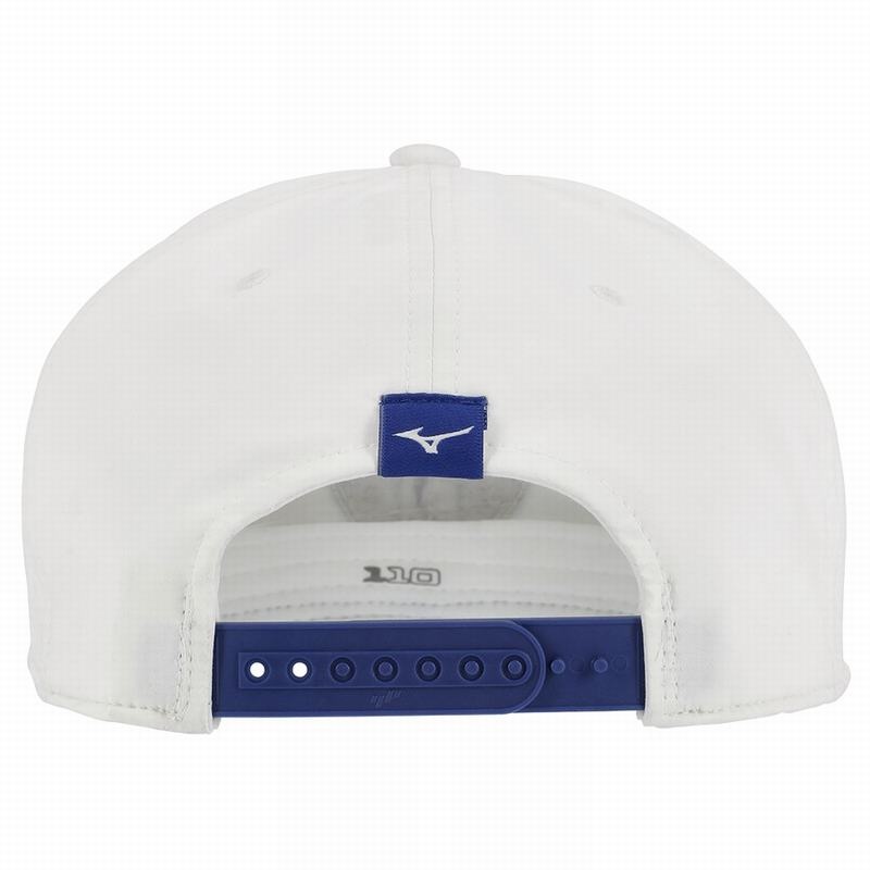 Mizuno Crossed Clubs Snapbk Hat Dame Hvide | Danmark M2709BW