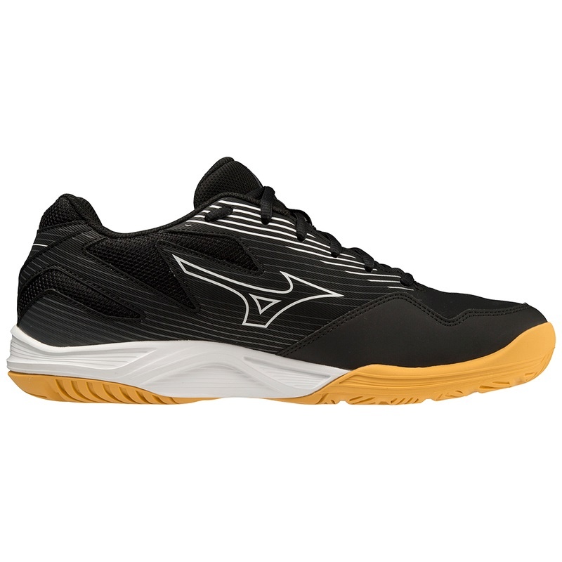 Mizuno Cyclone Speed 4 Volleyballsko Dame Sort Hvide | Danmark M1084ZI