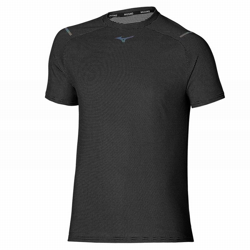 Mizuno Daf Dope Dyed Tee T Shirts Herre Sort | Danmark M9362IP