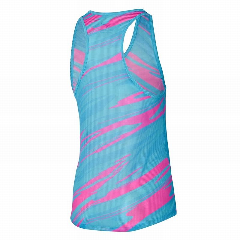 Mizuno Dryaeroflow Grafisk Tank Tank Top Dame Brune | Danmark M5809HO