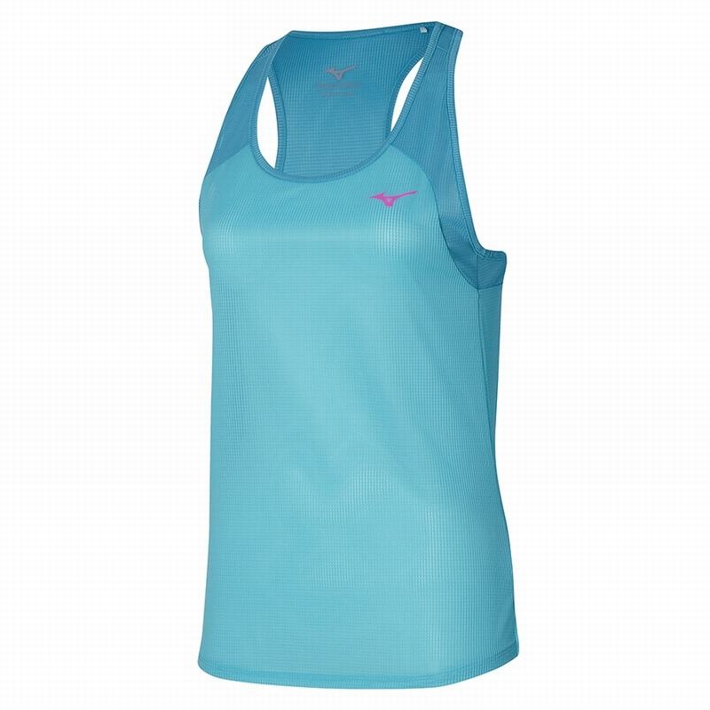 Mizuno Dryaeroflow Tank Tank Top Dame Brune | Danmark M8043AY