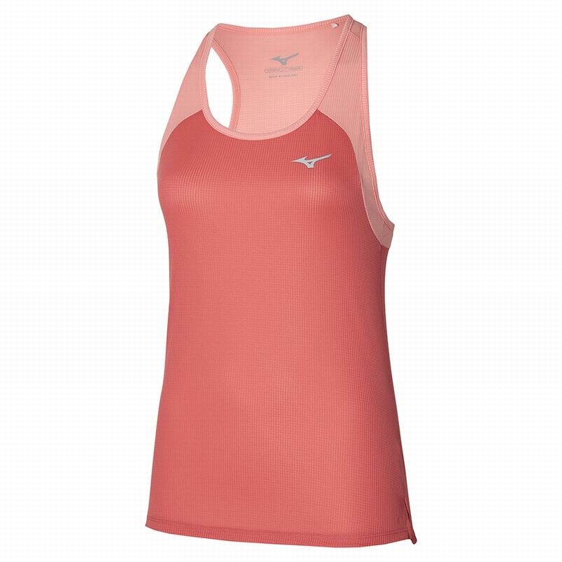 Mizuno Dryaeroflow Tank Tank Top Dame Koral | Danmark M5679NL