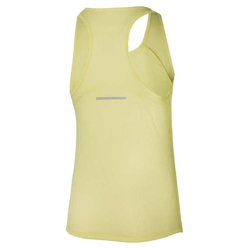 Mizuno Dryaeroflow Tank Tank Top Dame Lysegrøn Gul | Danmark M0798UE